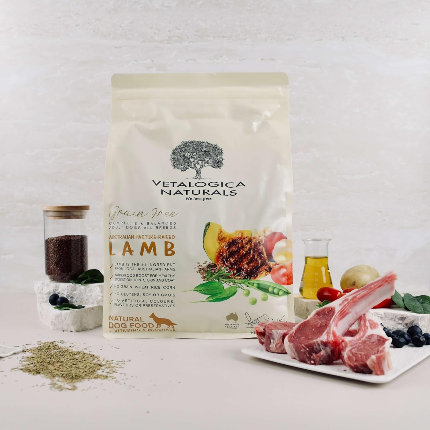 Naturals Grain Free Lamb Adult Dry Dog Food 3 Kg